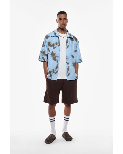 Chemise à motif et col classique Imperial pour homme en coloris Blue