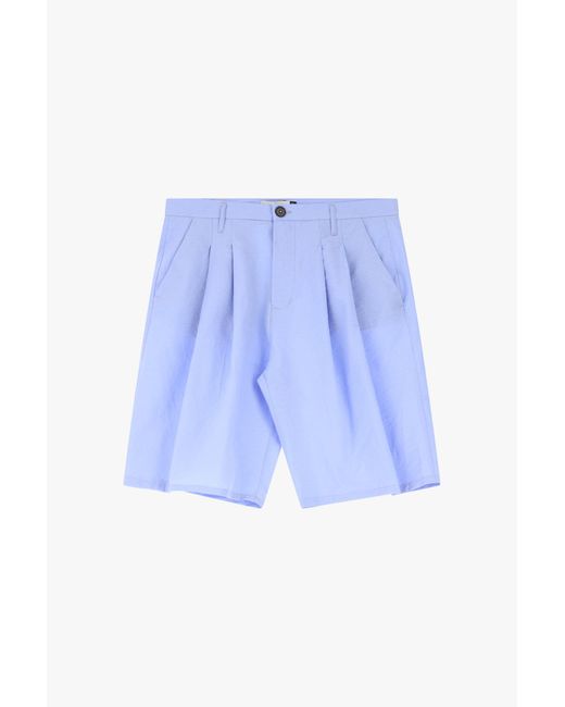 Bermuda Con Pinces E Tasche di Imperial in Blue da Uomo