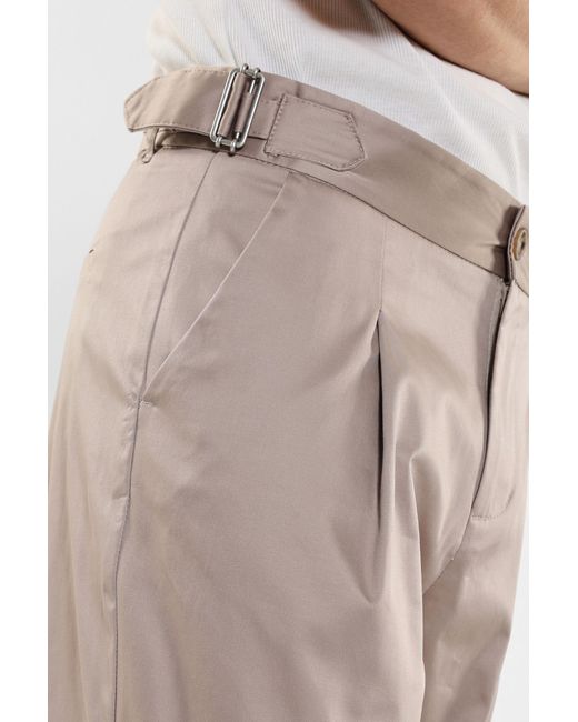 Pantaloni Straight Con Cinghie di Imperial in White da Uomo