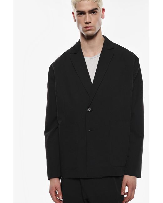 Blazer Con Cierre De Un Solo Botón Imperial de hombre de color Black