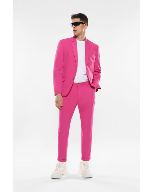 Pantaloni Slim-Fit Con Tasche Verticali di Imperial in Pink da Uomo