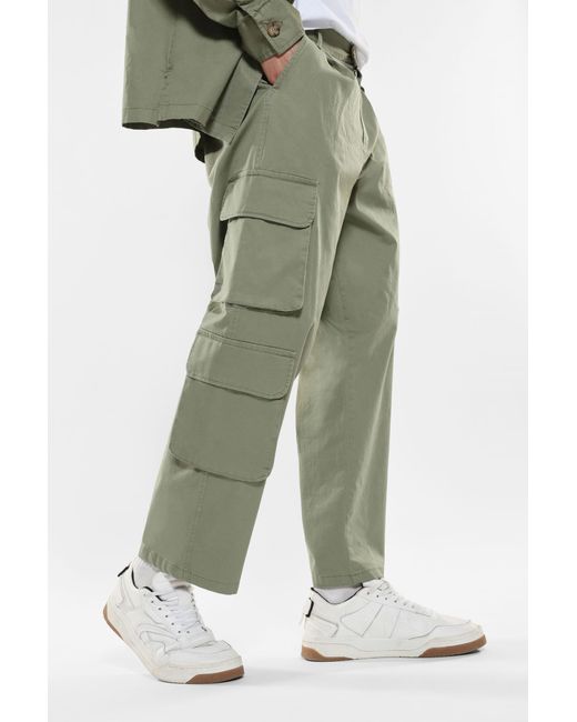Pantaloni Cargo Con Tasche Verticali E Tasche Laterali di Imperial in Green da Uomo