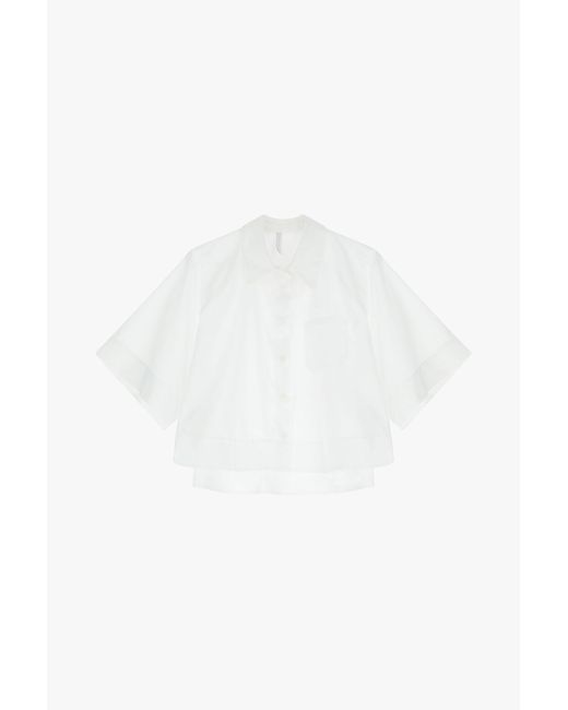 Camicia Corta Con Colletto Classico di Imperial in White