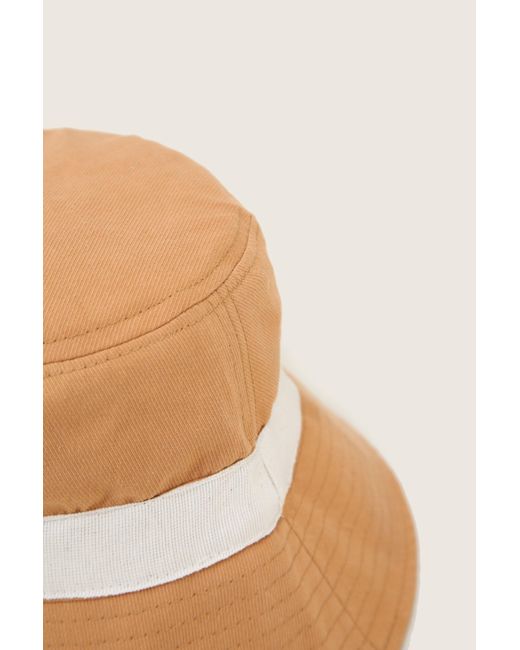 Chapeau style pêcheur pur coton uni Imperial en coloris Neutre | Lyst