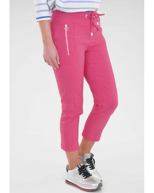 NAVIGAZIONE 7/8-Hose, mit seitlichen Zippertaschen in Pink | Lyst DE