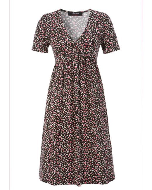 Aniston CASUAL Sommerkleid, im Millefleurs oder großflächigen Blumendruck -  schick sind beide - Lyst
