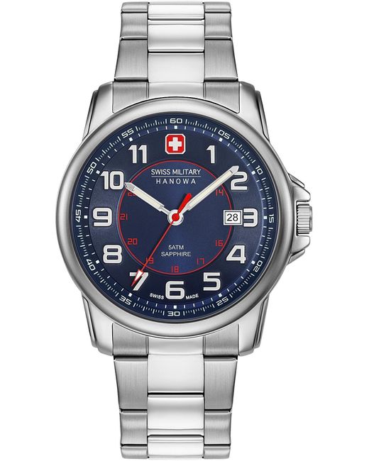 Swiss Military Hanowa Schweizer Uhr "SWISS GRENADIER, 06-5330.04.003" in  Grau für Herren | Lyst DE