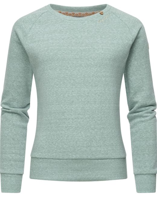 Ragwear Sweatshirt "Johanka Intl.", Damen Pullover mit kuschelig weichem  Innenfutter in Grün | Lyst DE