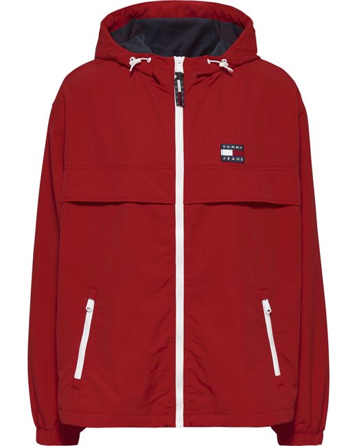 Tommy Hilfiger Windbreaker TJW CRV CHICAGO WINDBREAKER, Mit verstellbarer  Kapuze in Rot | Lyst DE