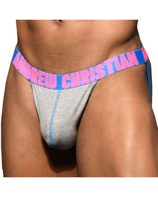 Jock Strap Almost Naked Happy Andrew Christian pour homme en coloris Purple