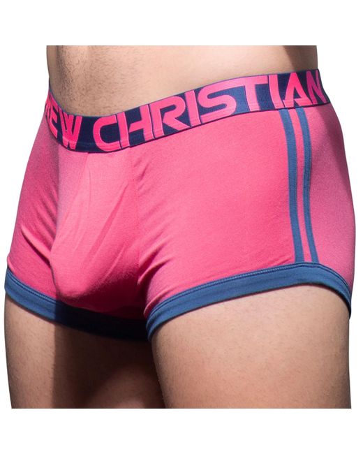 Boxer CoolFlex Modal Active Show-It Fuchsia Andrew Christian pour homme en coloris Pink