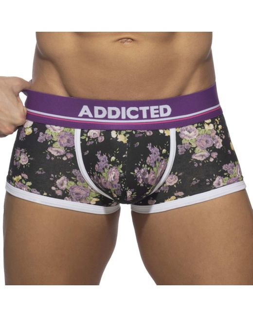 Boxer Violet Flowers Addicted pour homme en coloris Purple