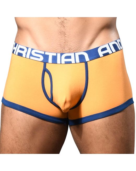 Boxer Almost Naked Fly Tagless Andrew Christian pour homme en coloris Yellow