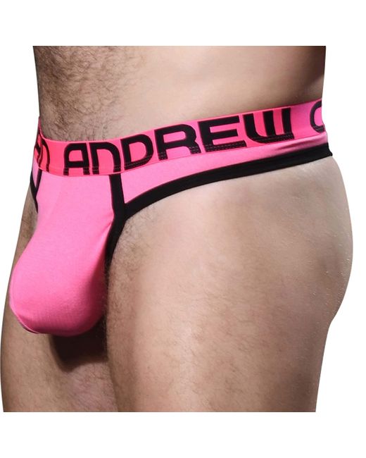 String Mesh Comfort Almost Naked Hottie Andrew Christian pour homme en coloris Pink