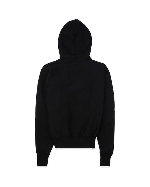 champion black hoodie reverse weave