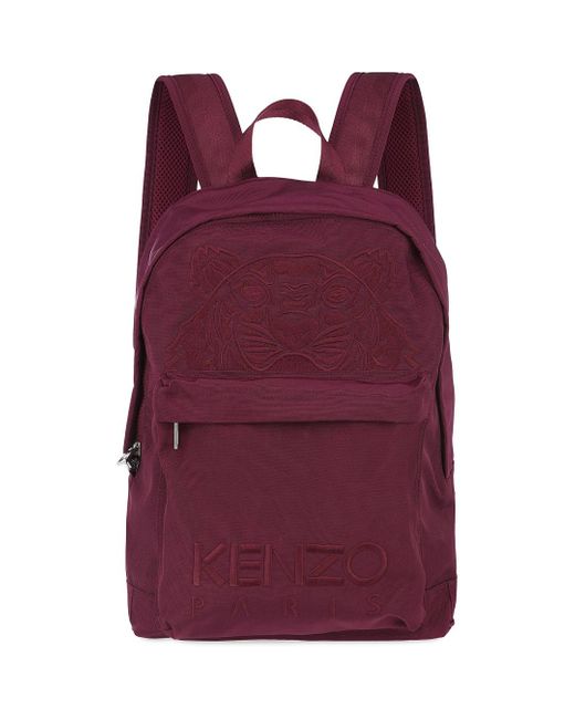 purple canvas backpack