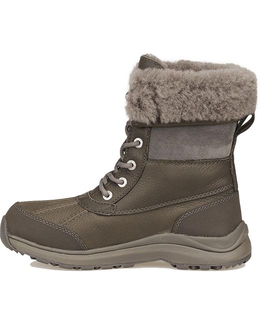 UGG Adirondack Iii Boot Leather in Charcoal (Gray) - Save 50% - Lyst