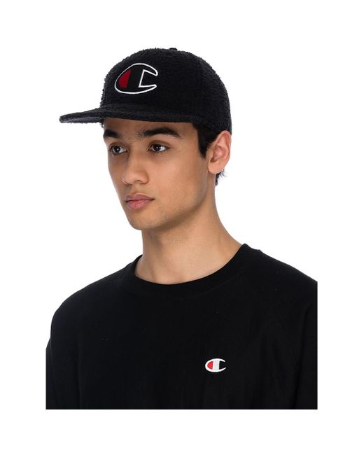 Champion Sherpa Baseball Hat in Black 