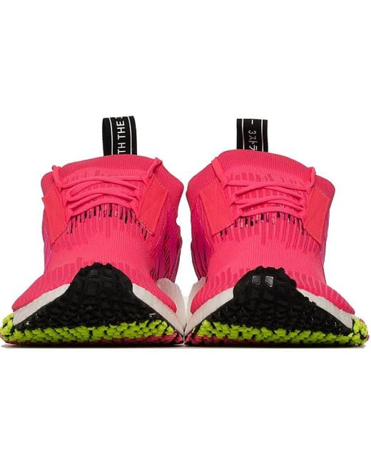 adidas Originals Nmd Racer Primeknit in Pink for Men - Save 5% - Lyst