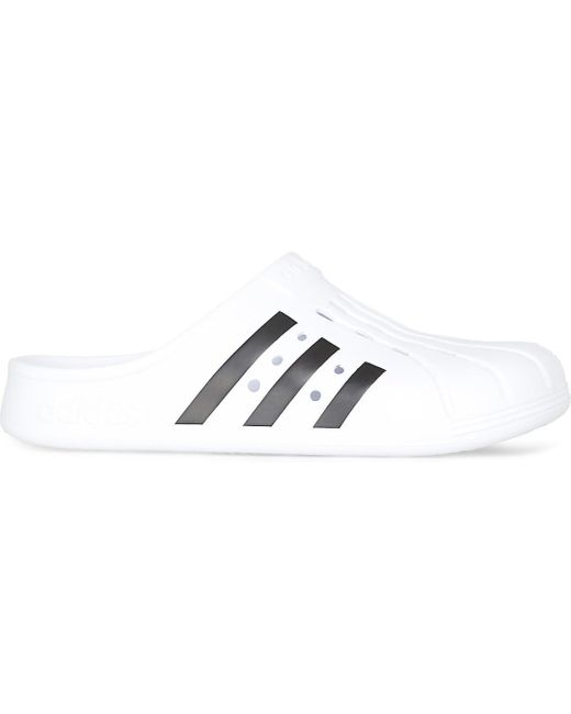 adidas Originals Synthetic Adilette Clogs in White - Lyst