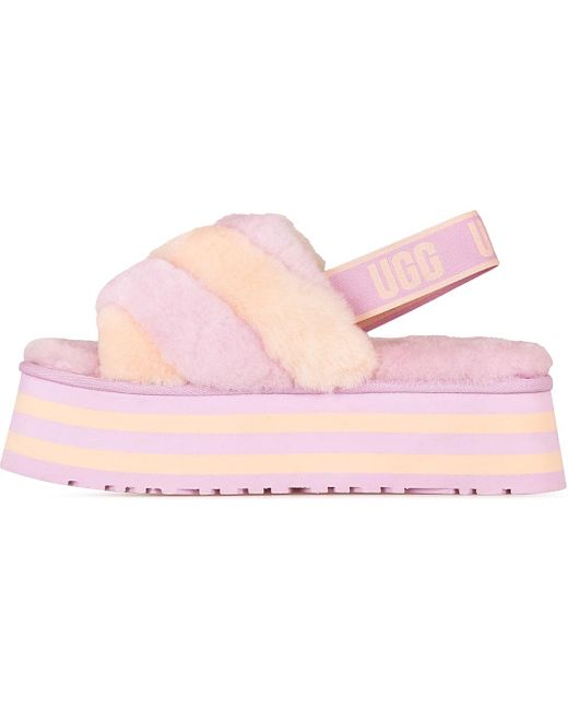disco stripe slide ugg