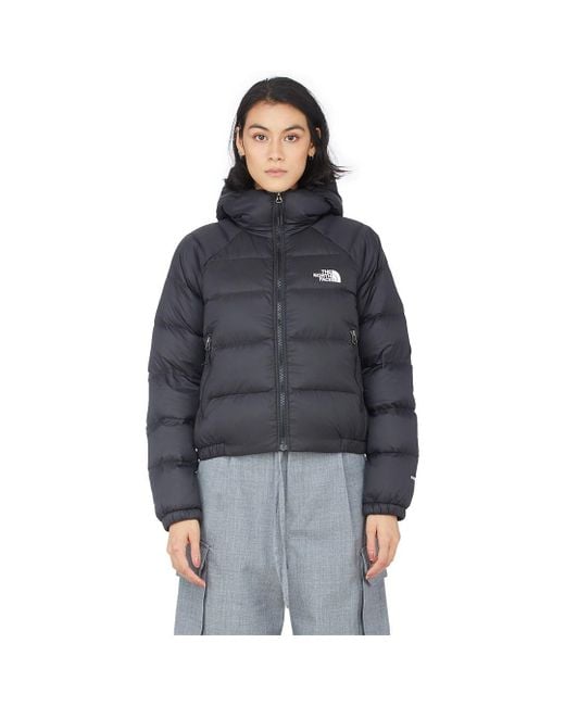 The North Face Fleece Hydrenalite Down Hoodie in Black | Lyst