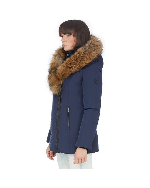mackage blue fur