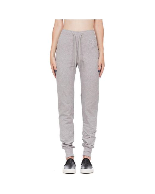 grey moschino joggers