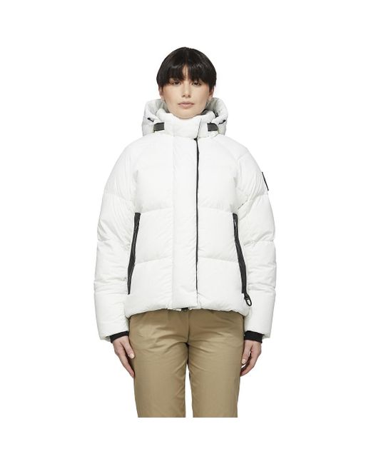 Canada Goose Black Label Junction Parka in White | Lyst Canada