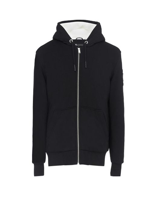 Moose Knuckles His-fashion Bunny Hoodie in Black/White (Black) for Men - Lyst