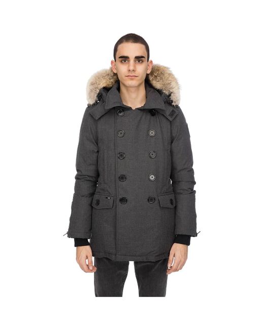 Nobis Fur Kato Jacket in Heather Charcoal (Gray) for Men - Save 18% | Lyst