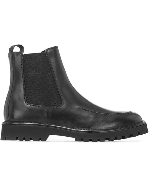 K-mount Leather Chelsea Boots in Black for Men | Lyst