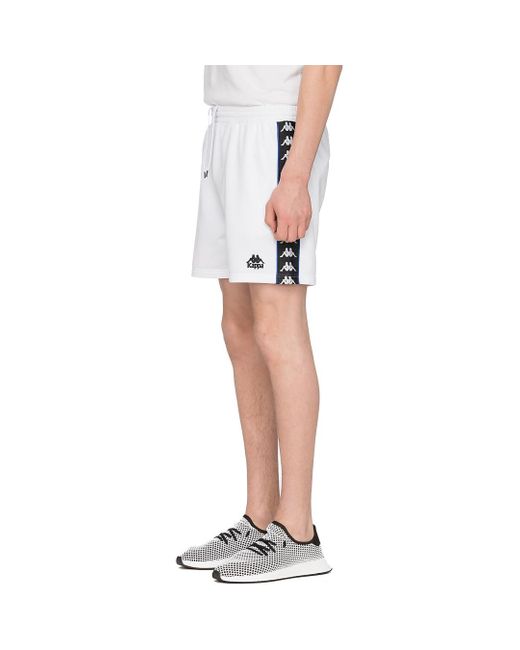 Kappa Authentic Cole Shorts With Logo Taping In White | electrodirecto.es