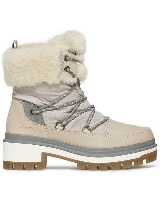 Cougar Shoes Marlow Leather And Nylon Waterproof Boots in Gray | Lyst