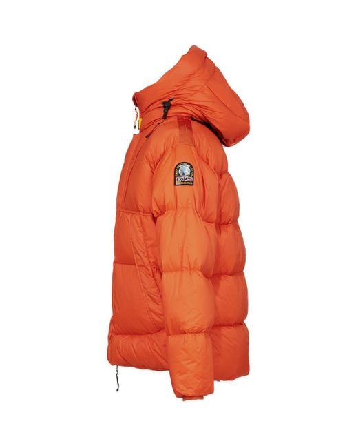 Parajumpers Fleece Cloud Puffer Jacket In Orange For Men Lyst Parajumpers Fleece Cloud Puffer Jacket In Orange For Men Lyst