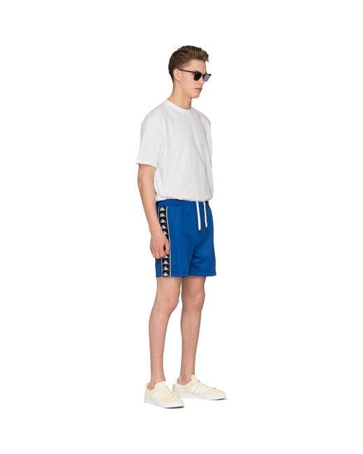 Kappa Authentic Cole Slim Shorts in Blue for Men | Lyst