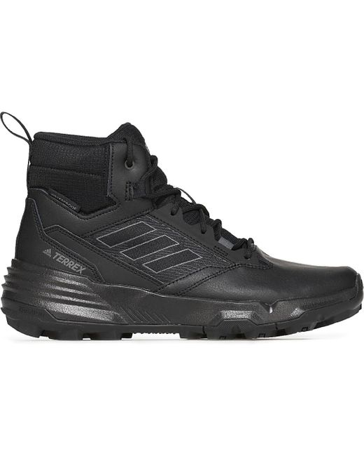 adidas Originals Terrex Unity Leather Mid Rain.rdy in Black for Men | Lyst