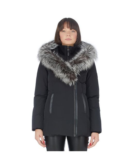 mackage adali coat black