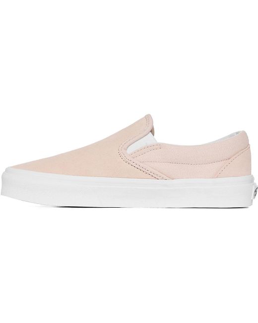 Vans Classic Slip-on Suede in Pink | Lyst