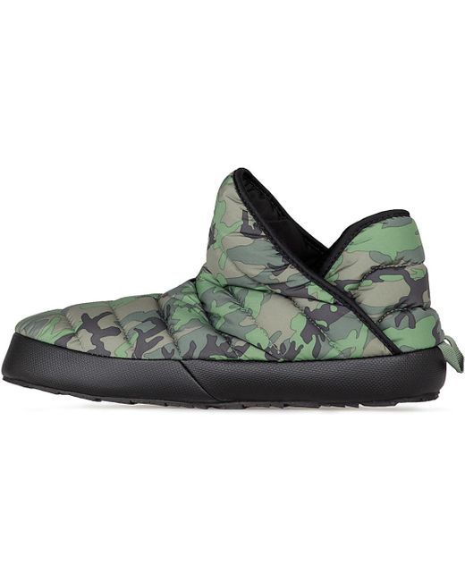 The North Face Thermoball Traction Bootie in Green for Men | Lyst