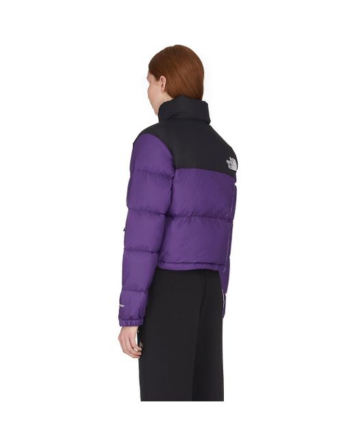 north face nuptse crop