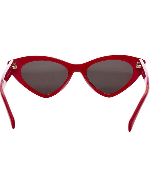 moschino 52mm studded cat eye sunglasses
