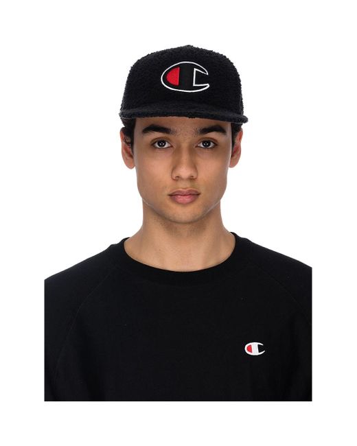 Champion Sherpa Baseball Hat in Black 