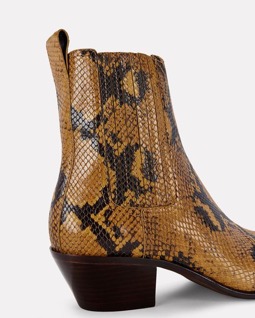loeffler randall snakeskin boots