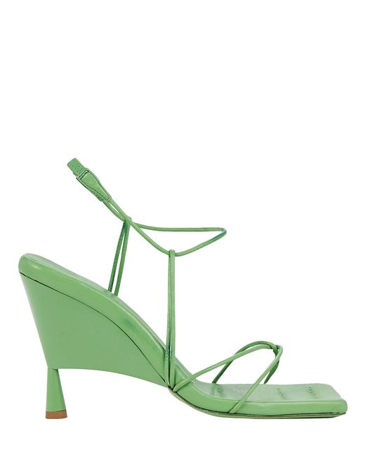 Gia Borghini X Rhw Rosie Strappy Sandals in Green | Lyst Canada