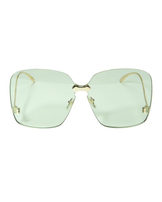 Best Gucci Square Frame Rimless Sunglasses