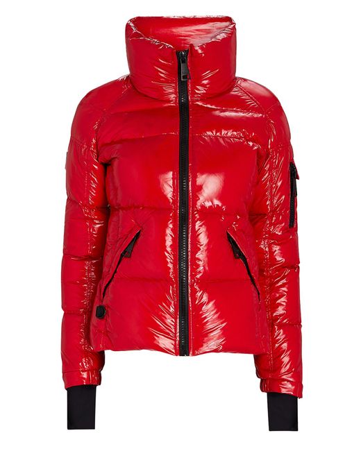 Sam. Freestyle Down Puffer Jacket in Red | Lyst