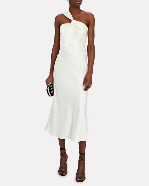 Macy's white midi sales dress