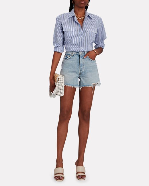 Agolde Dee High-rise Denim Shorts in 