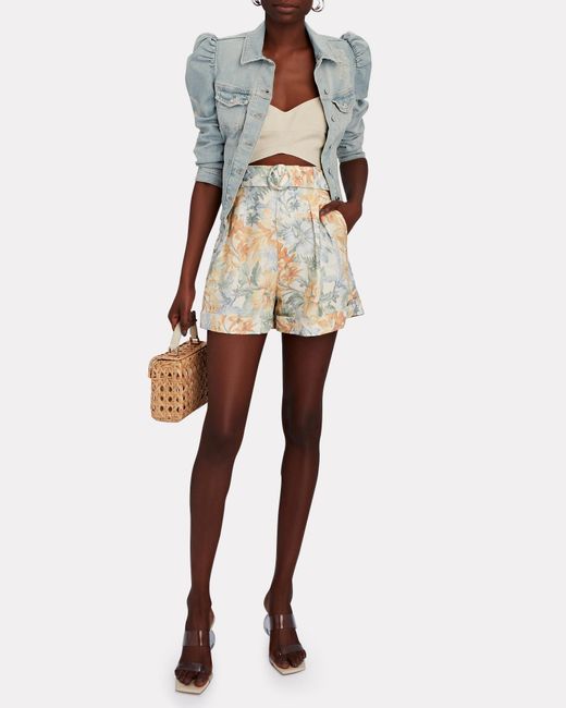 retroféte Ada Puff Sleeve Denim Jacket 